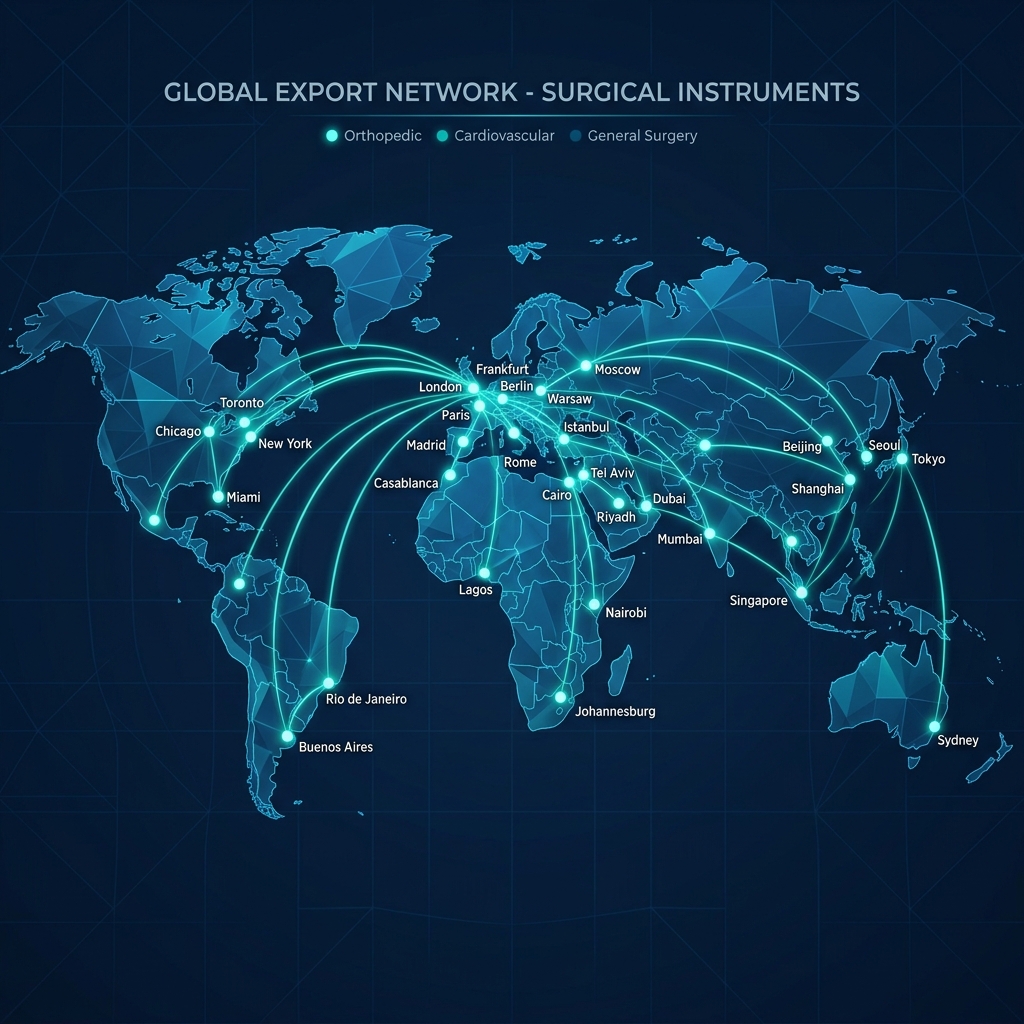 Global Export Network Map